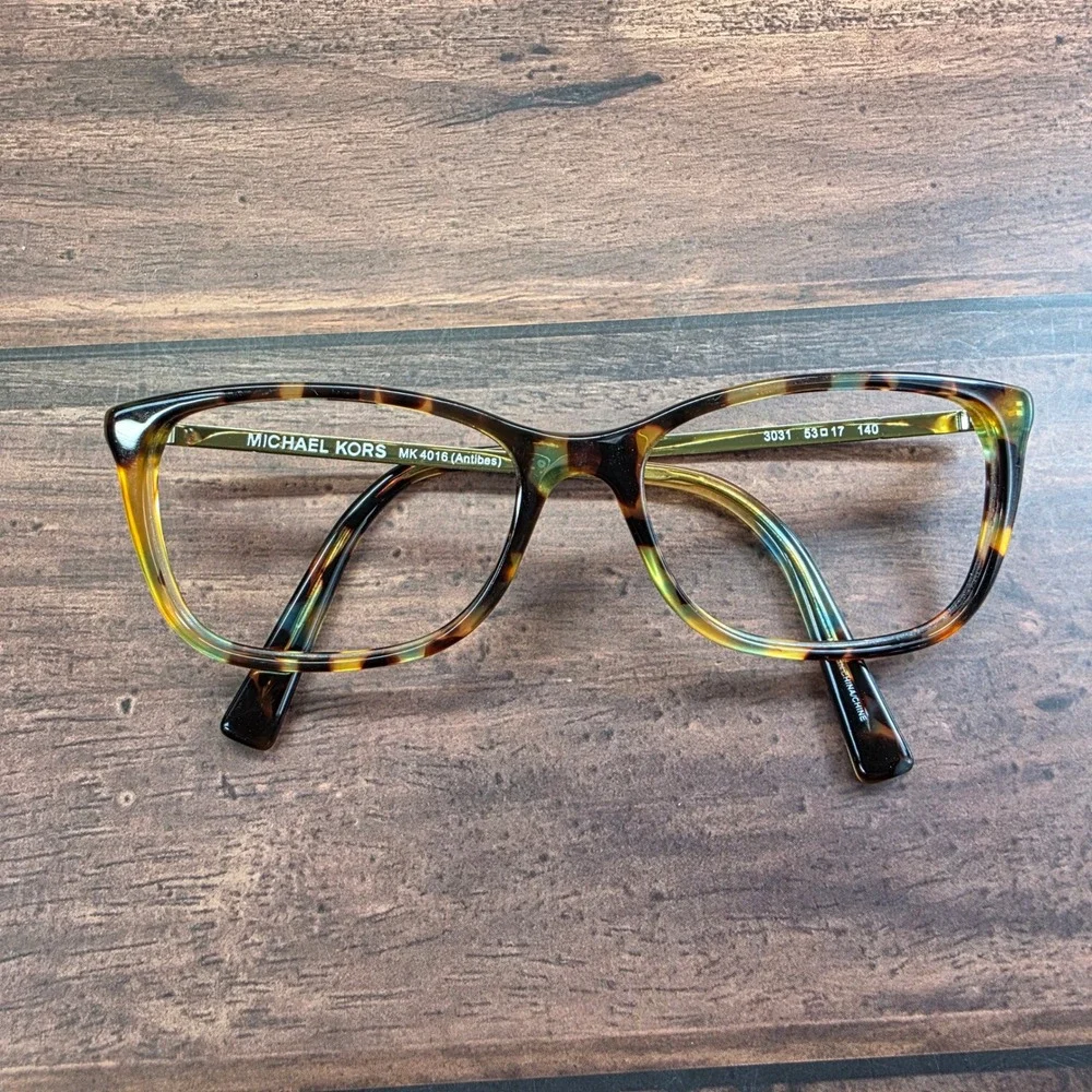 Michael Kors MK4016 Antibes Tortoise‎ Gold Cat Eye Eyeglasses 3031 53-17-140